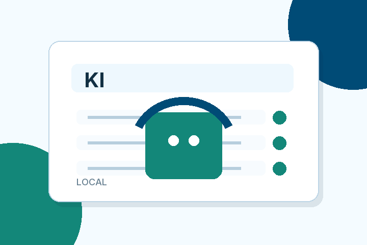 Illustration für sichere lokale KI